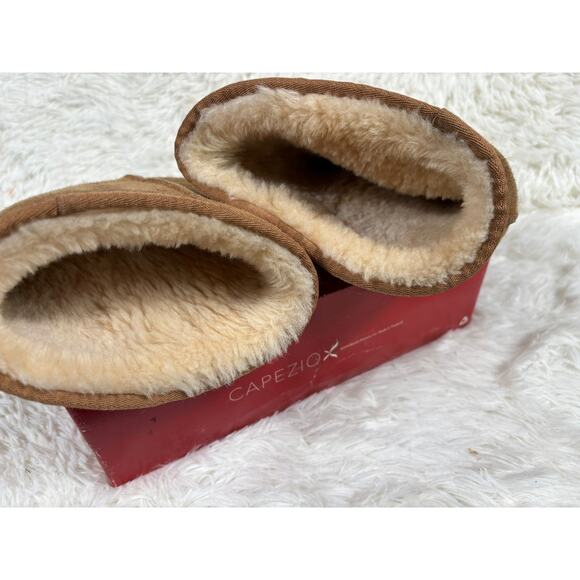 UGG Australia Women's Leather Classic Tall Winter Boots Size W9 Chestnut - Picture 7 of 9